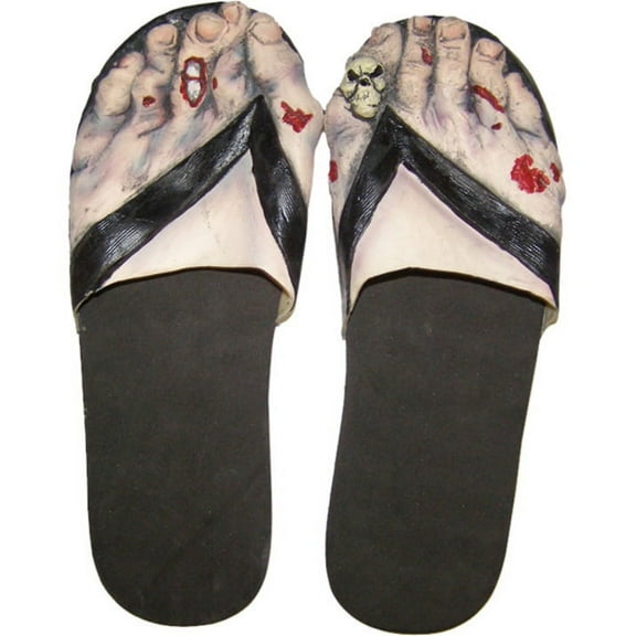 Billy Bob Zombie Crazy Feet Costume Sandal Slippers