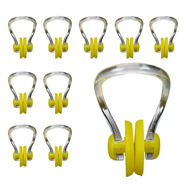 Soidarity 10 Uds Clip de nariz de natación cómodo enchufe de ruido de buceo Protector de nariz de natación de silicona Deportes acuáticos Numero 3 Soidarity OD010285-03