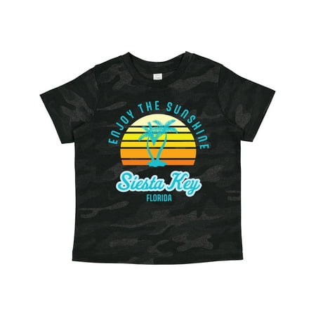 

Inktastic Summer Enjoy the Sunshine Siesta Key Florida in Blue Gift Toddler Boy or Toddler Girl T-Shirt