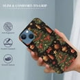 thumbnail image 2 of COMIO iPhone 14 Pro Max Vintage Ornaments Christmas Tree Holiday Theme Black Back Case, 2 of 4