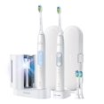 thumbnail image 2 of Philips Sonicare Optimal Clean Rechargeable Electric Toothbrush, 2-pack (White), 2 of 2
