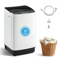 Dimedeal Portable Washing Machine, 16LBS Full Automatic Washer with Spinner, 10 Programs Compact Laundry Machine, Mini Washing Machine Perfect for Small Spaces