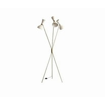 3 Arms Stilnovo Style Floor Lamp Light Mid Century Brass Sputnik light Fixture