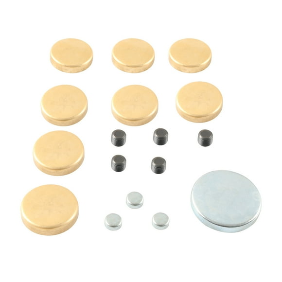Miangastore 1 Ensemble Kit de Bouchon de Congélation de Moteur : Bouchon d'Extension de Petit Système de Refroidissement de Moteur en Laiton de Remplacement - Accessoire Automobile Compatible avec Chevrolet