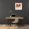 thumbnail image 3 of Barnes, Natasha 20x20 White Modern Wood Framed Museum Art Print Titled - Dandy Flowers II, 3 of 4