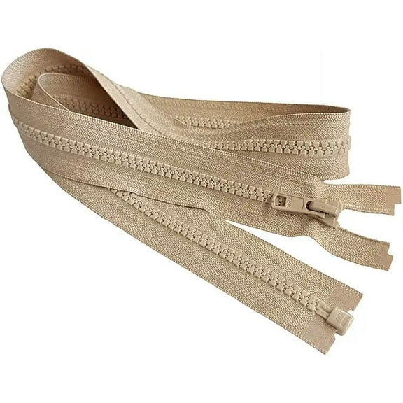 #5 Water Resistance Separating YKK Zipper - 1 Zipper Per Pack - Made in The United States (32" Inches)