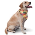 thumbnail image 2 of Naloa Cute Cartoon Cat Dog Bandanas 1PC Washable Triangle Dog Scarfs Premium Durable Fabric, for Small Medium Large Dogs and Cats, 2 of 6