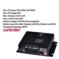thumbnail image 2 of 12V/24V,10A Solar Controller With Load Output Function Charge Controller Support Bluetooth APP LCD Display Controller ,Easy to Use, 2 of 7