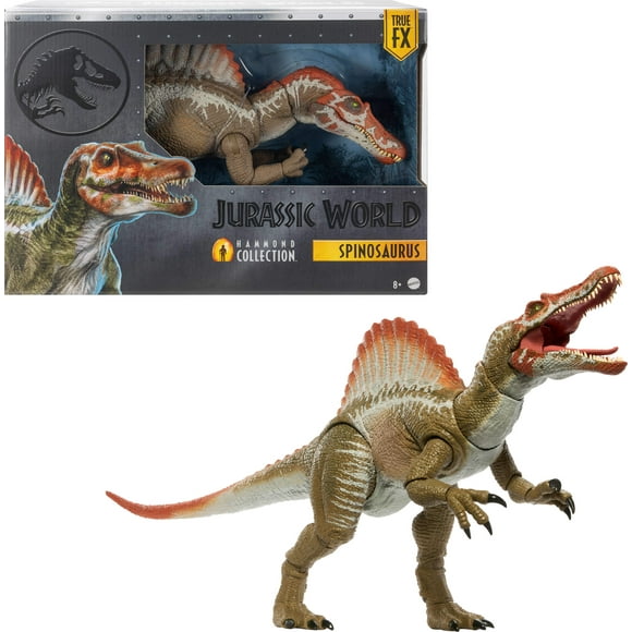 Jurassic World Hammond Collection Jurassic Park 3 Spinosaurus Action Figure, XL Dinosaur Toy