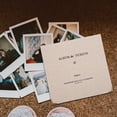 thumbnail image 2 of GOOHOCHY 1Pack Rectangular Movie Ticket Stub Diary Book for Home Use Coffee Paper Photo Storage, 2 of 4