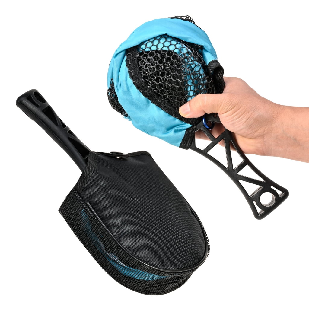 BQBQERT Fishing Net with Comfortable Grip Landing Net Fishing Tackle Tool Foldable Portable for Adult