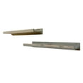 thumbnail image 3 of del Hutson Designs 36 Inch Rustic Luxe Wood Wall Floating Shelves, Gray, 3 of 12