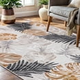 thumbnail image 3 of CAMILSON Spring Leaf Tropical Botanical Easy-Cleaning Non-Shedding Washable Outdoor Indoor Area Rug Yellow 6x9, 3 of 11