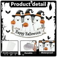thumbnail image 4 of Lilixerw Happy Halloween Garage Door Decoration,Cute Ghost and Pumpkin Pattern Garage Door Decals,Halloween Stickers for Party Home Car, 4 of 9
