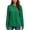 Green-sweatshirt, variant on Aezemi Womens Jacquard Hoodie Sweatshirts Pullover Loose Fit Split Hem Fashion Comfy Sweatshirts Winter Fall Baggy Comfy Daily Casual Outerwear M