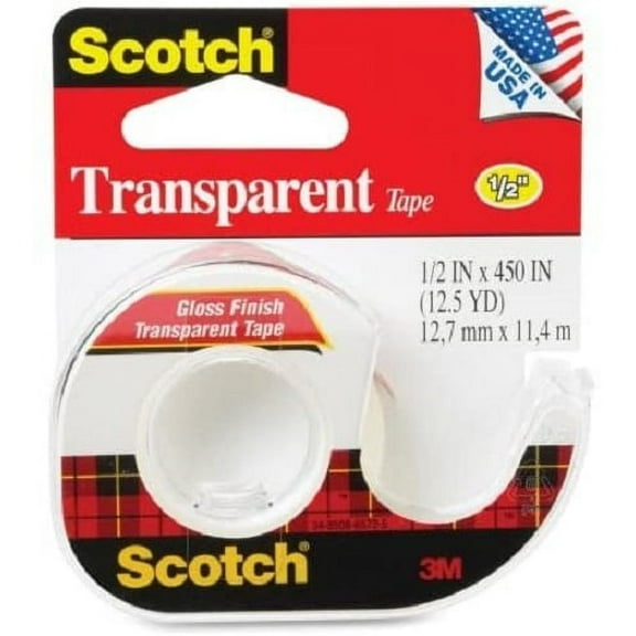 Scotch Transparent Tape 144 1/2 in x 450 in - 1EA