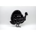 thumbnail image 1 of Vintage Turkey Illustration Metal Wall Decor, 1 of 1