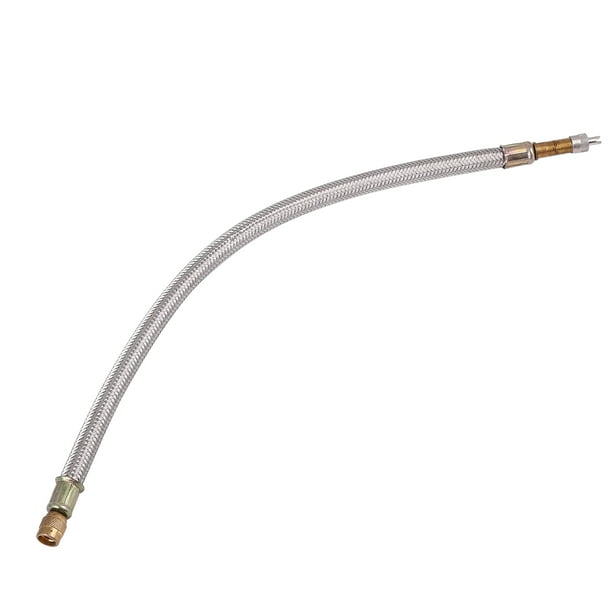 14.2'' Stainless Steel Dual Tire Valve Stem Extension Adaptor Universal Vehicle Truck RV Trailer