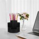 thumbnail image 3 of Rotating Desk Organizer Four-Leaf Clover for Home Office School Black Pp for Desk Organization 1Set, 3 of 5