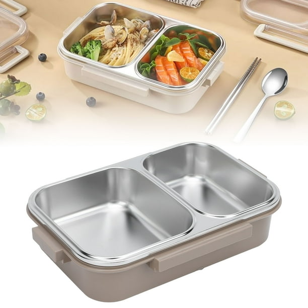 Fiambrera, Contenedor De Almuerzo Portátil De Acero Inoxidable 304 De 1,2 L Para Oficina
