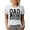 White, variant on Dad Joke Survivor, Birthday or Father's Day, White T-Shirt, Medium