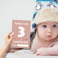 thumbnail image 4 of LCXmlly Baby Month Stickers Unique Design Baby Milestone Cards Smooth Writing, Newborn Monthly Milestone 12Pcs, 4 of 7