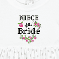 thumbnail image 4 of Inktastic Niece of the Bride Roses Girls Baby Dress, 4 of 5