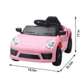thumbnail image 3 of 12V Electric Ride on Toys with Bluetooth Music, LED Lights, Power Car Wheels, Electric Car for Kids with Parent Remote Control (Pink), 3 of 8