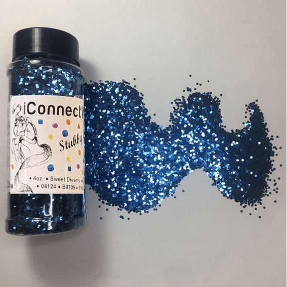 iConnectWith Glitter - Sweet Dreams Sapphire, Stubby Poly Glitter