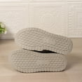 thumbnail image 6 of Women's Platform Canvas Walking Shoes Breathable Lace Up Non Slip Work Shoes with Arch Support Comfortable Slip On Sneakers Gray Size 8, 6 of 7