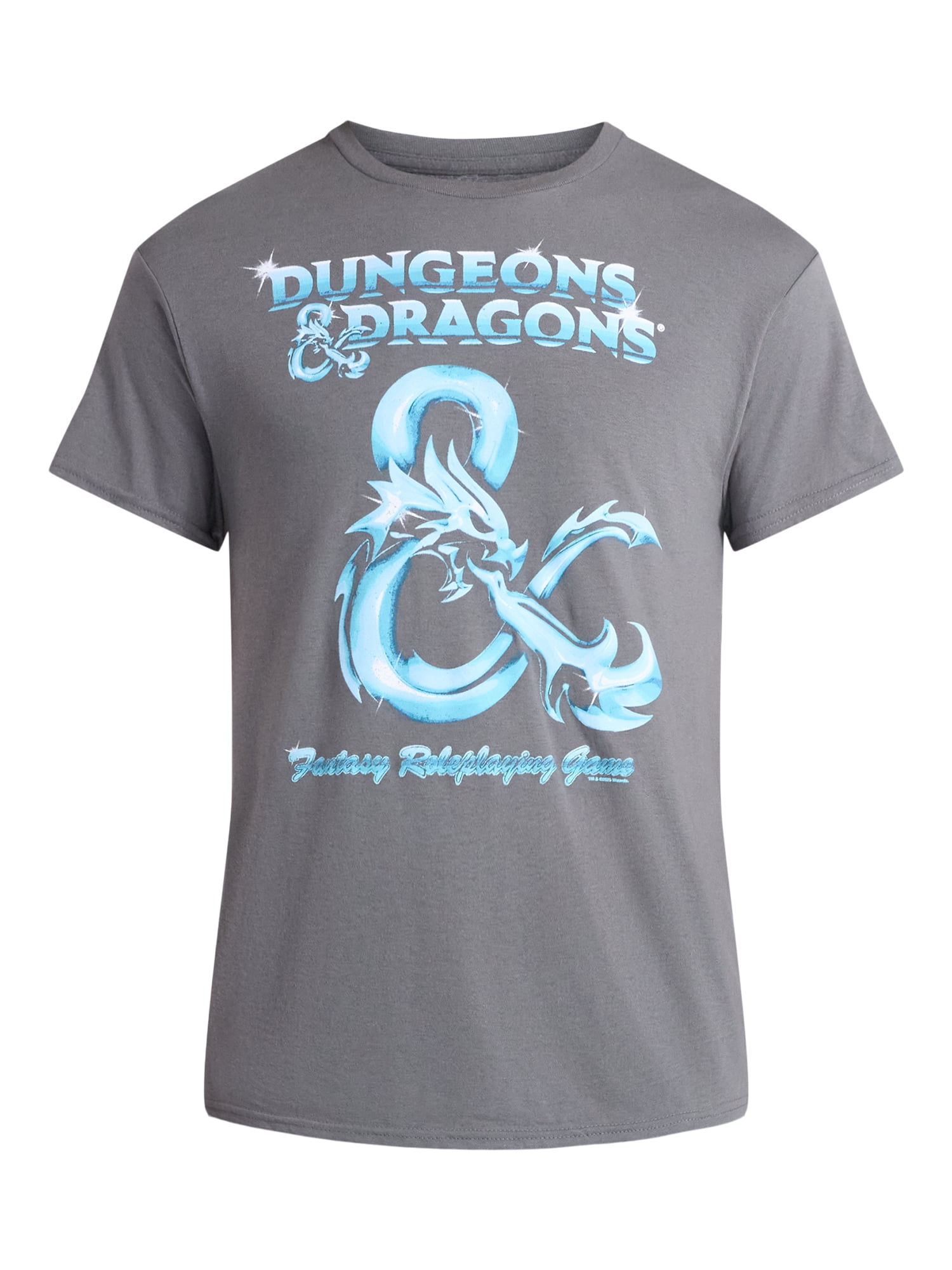 Dungeons and Dragons Men's and Big Men's Ampersand Graphic Tee, Sizes S-3XL