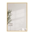 thumbnail image 1 of Espejo RECTANGULAR Gravita CON MARCO DE ALUMINIO COLOR DORADO 50x70cm, 1 of 8