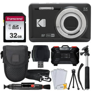 Kodak PIXPRO FZ55 Easy Point & Shoot Digital Camera Bundle (Red) +