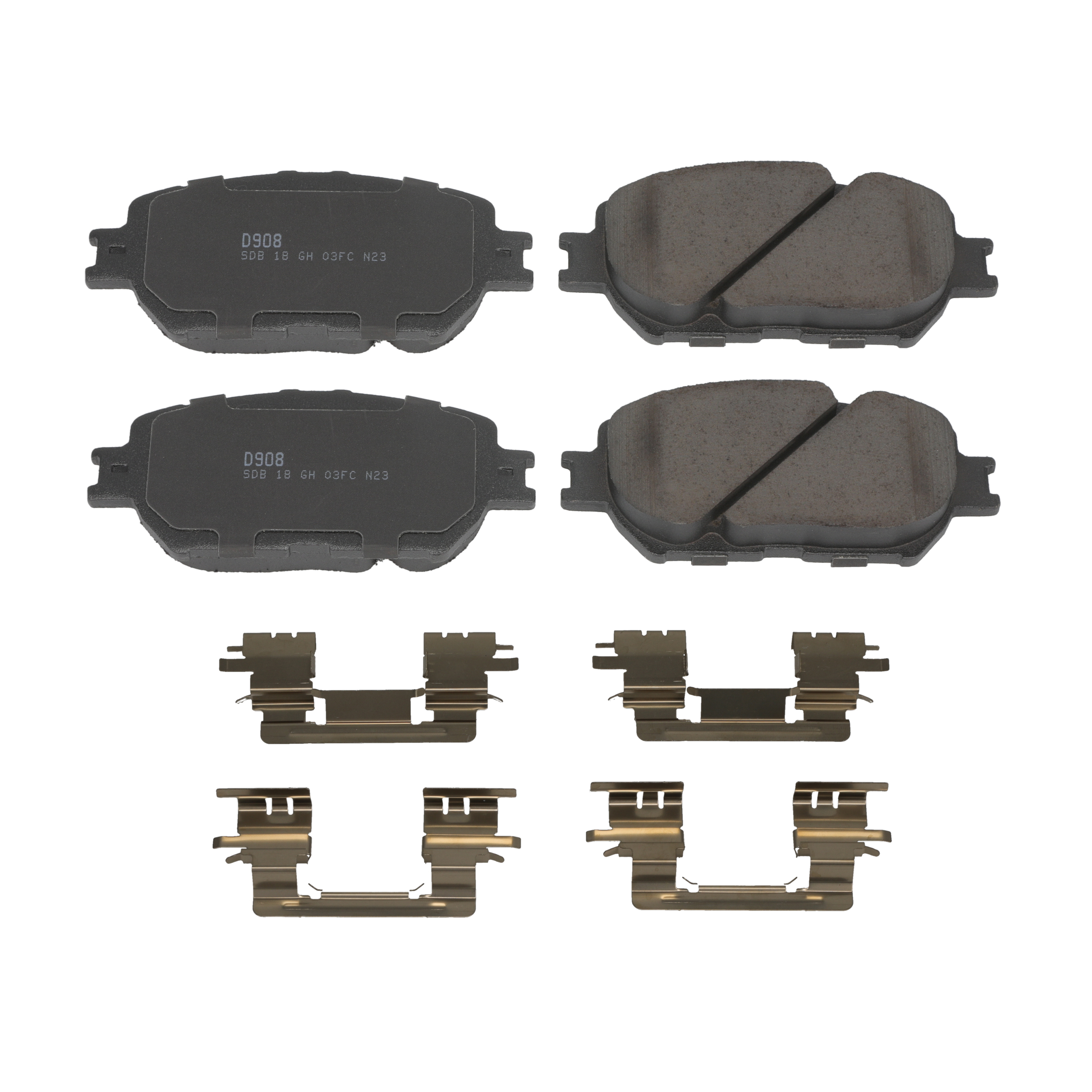 Winstop Brake Pad Set, Front WS.0908.0.C, Toyota Camry 2006-2002