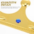thumbnail image 3 of 4 Pcs Couronnes Royales Accessoires de Costume pour Fête d'Anniversaire Rois, 3 of 8