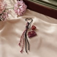 thumbnail image 6 of Heart Tassels Bows Beaded Braided Keychain Bag Charm Korean Styles Bags Pendant for Handbag Purse Backpack Accessories, 6 of 7
