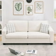 thumbnail image 3 of Garvee 83" Modern Sofa Couches for Living Room, Corduroy 3 Seater Deep Seat Couch, Upholstered Sofa for Bedroom Apartment, Small Space, 3 of 6