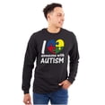 thumbnail image 3 of I Love Someone with Autism Puzzle Long Sleeve TShirt Men Women Brisco Brands M, 3 of 6