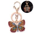 thumbnail image 2 of Bangcool Keychain Pendant Creative Rhinestone Butterfly Fashion Key Ring Charm Bag Charm, 2 of 9