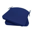 thumbnail image 2 of koolsoo Chair Cushion Garden Seat Pad with Ties Floor Pouf Mat Soft Multipurpose Seating Pillow Floor Cushion for Living Room Sofa , Blue, 2 of 8