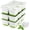 Green, variant on Large Ice Cube Molds, 3 Pack Whiskey Square Ice Molds, 1.8 Inch Big Ice Cube Tray, Stackable Cocktail Ice Tray with Lid, Easy to Release (Grey)