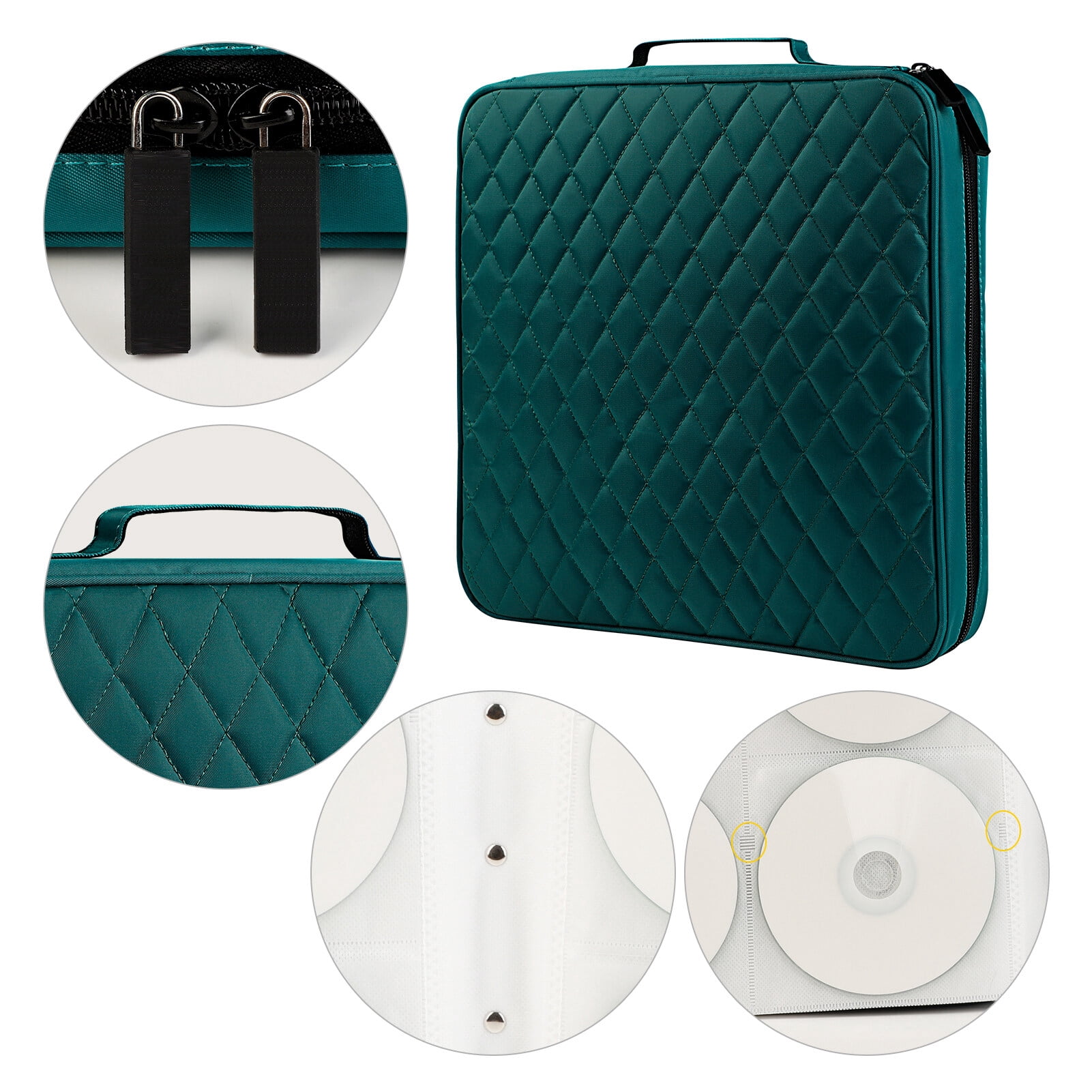 CD Case 160 Capacity Nylon Heavy Duty DVD Holder CD Organizer CD Storage Case