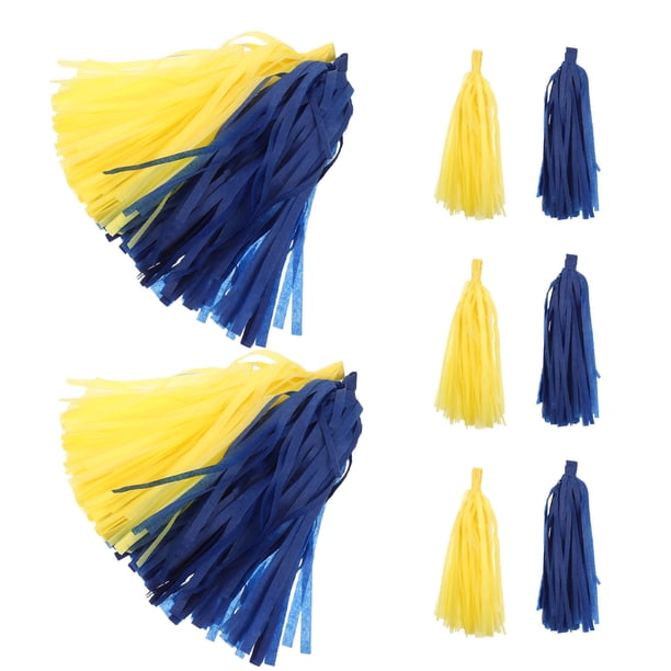 TABLETREANDS 10Ud Guirnalda De Papel Con Borlas Multicolor Para De Fiesta En Casa Y Bodas