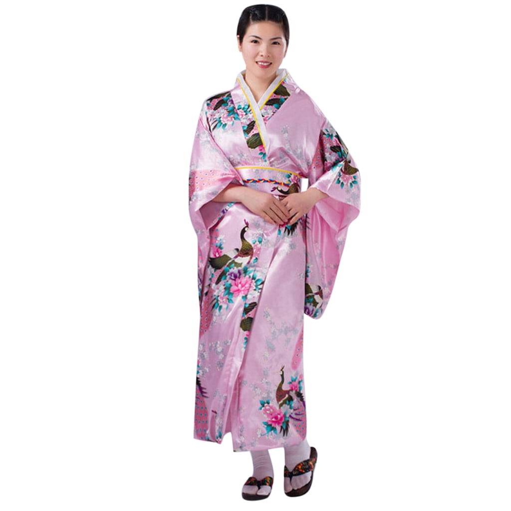 Casual Dresses for Women Japanese Print Photography Kimono Traditional ...