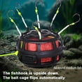 thumbnail image 2 of Reverse Bottom Bait Cage Fishing Hook, 2025 Upgrade 360 Floating Bait Cage Fishing Hook, 6-Hook Reverse Bottom Rig for Carp Tilapia Catfish, Suitable for Block Baits, Ideal for Fishing Lover, 2 of 9