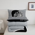 thumbnail image 5 of Comforter Set Football Sports Bedding Sets Football Lover Bedding Comforter Sets American Football City Down Comforter Football Team Sports Game Duvet Set Twin (Jacksonville), 5 of 7