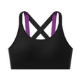 thumbnail image 2 of YTCAMLO Plus Size Sports Bras for Women Athletic Cross Back Moisture Wicking Seamless Bra Supportive No Underwire Bralettes Gym Activewear, 2 of 5