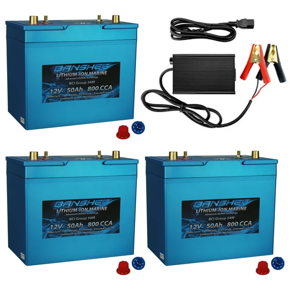 Banshee 36V 50Ah Marine Lithium Battery Kit