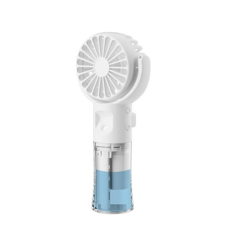 

Feokm Fans Clearance! Handheld Fan Hand Held Fan Rechargeable Battery Operated Portable 4 Speeds & 55Ml Spray & 360° Rotatable Usb Personal Water Fan for Travel Camping Outdoor 1X Fan