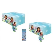 Gabby's Dollhouse Birthday Party Supplies, 2 Plastic Table Covers, 54"x84"